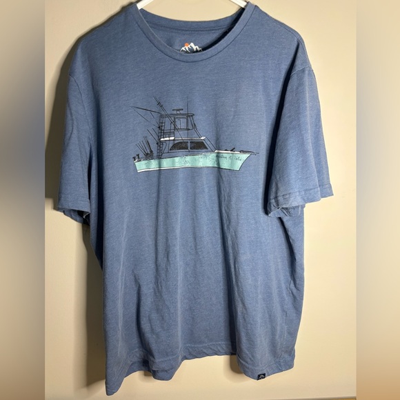 mountain and isles Other - Marine and Isles Blue Graphic‎ T-Shirt size XL